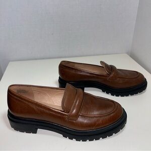 Madewell Brown Leather Loafers